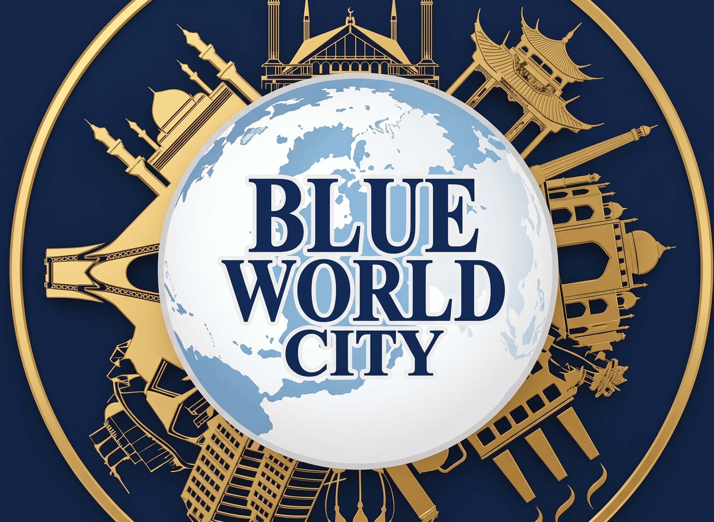Blue World City logo